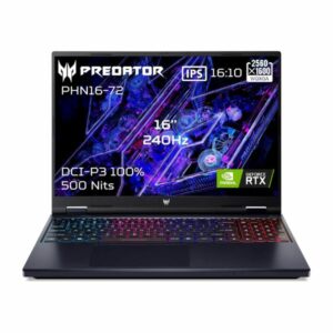 Acer Predator Helios 16 PHN16-72-94FH (16" WQXGA IPS 240Hz, Intel Core i9-14900HX, 32 GB RAM, 1 TB SSD, NVIDIA RTX 4070 8GB)