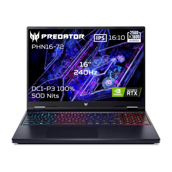 Acer Predator Helios 16 PHN16-72-94FH (16 WQXGA IPS 240Hz, Intel Core i9-14900HX, 32 GB RAM, 1 TB SSD, NVIDIA RTX 4070 8GB)