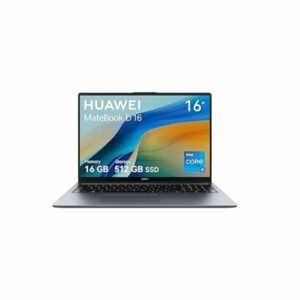 HUAWEI MateBook D16 Laptop (16 FullView, Intel Core i5, 16GB, 512GB SSD, gráfica integrada).