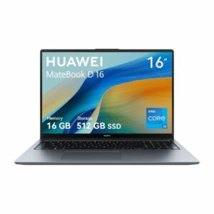 Huawei MateBook D16 (16", Intel Core i7-12700H, 16GB RAM, 512GB SSD, Intel Iris Xe Graphics)